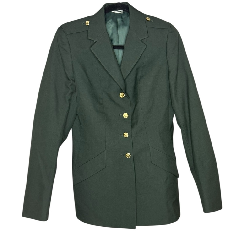 DEROSSI & SON MILITARY JACKET WITH GOLD BUTTONS